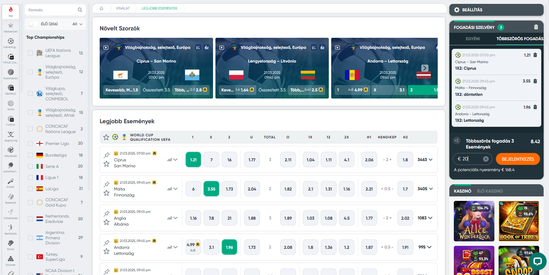 IviBet sportfogadási oldal élő eseményekkel
