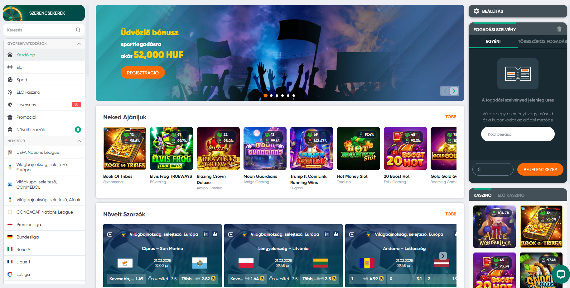 IviBet főoldal – online kaszinó és sportfogadás