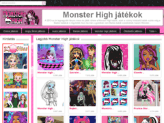 Részletek : Monster High játékok ingyen